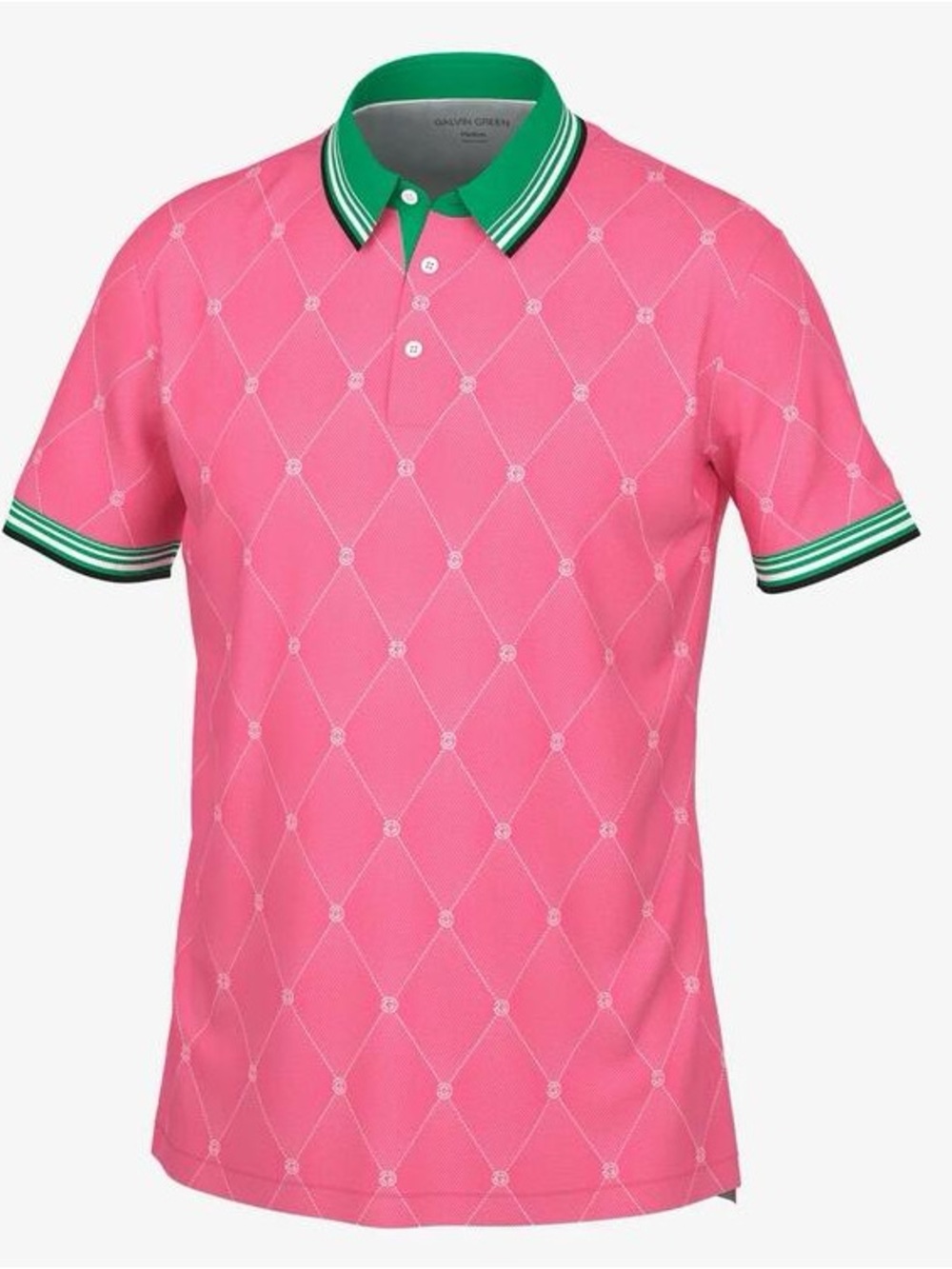 Galvin Green Polo Miguel in Pink Green